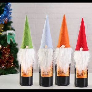 Wine bottle gnomes